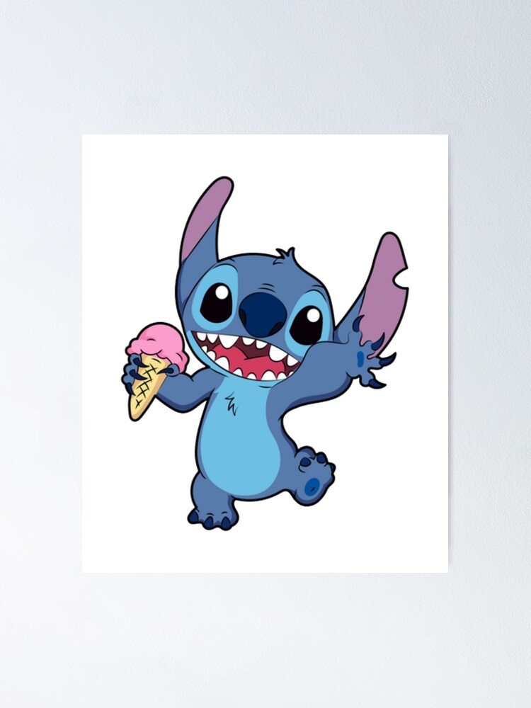 Disney Lilo Stitch Nerdy Stitch Art Print by Alaab Yasme - Pixels