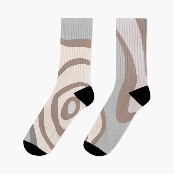Item preview, Colorful Liquid Swirl Abstract Maximalist Pattern Retro Aesthetic Groovy Style Cream & Brown designed and sold by scorpiolane.
