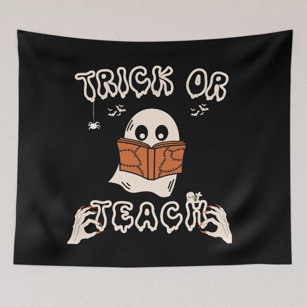Item preview, Trick Or Teach Cute Groovy Halloween costume  designed and sold by marveloso.
