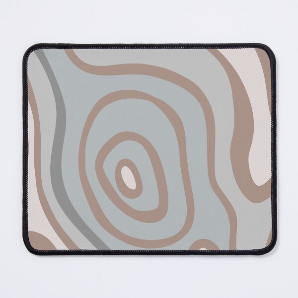 Item preview, Colorful Liquid Swirl Abstract Maximalist Pattern Retro Aesthetic Groovy Style Deep Blue & Brown designed and sold by scorpiolane.