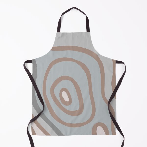 Item preview, Colorful Liquid Swirl Abstract Maximalist Pattern Retro Aesthetic Groovy Style Deep Blue & Brown designed and sold by scorpiolane.