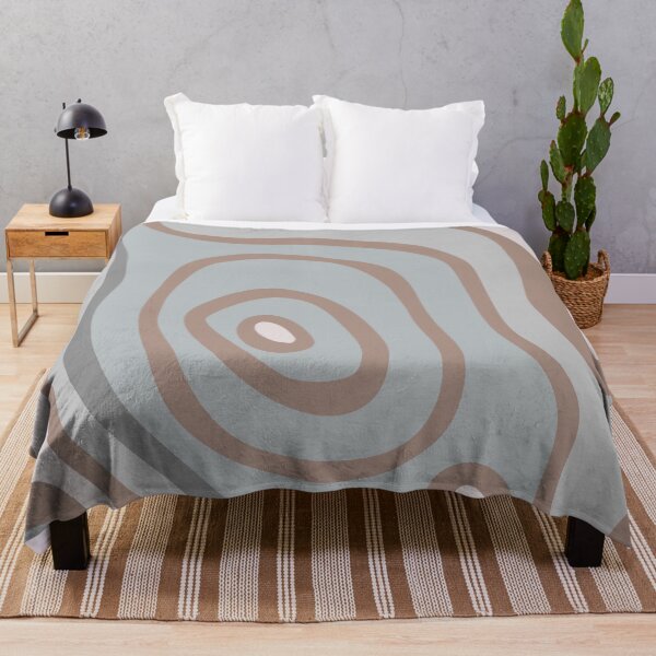 Item preview, Colorful Liquid Swirl Abstract Maximalist Pattern Retro Aesthetic Groovy Style Deep Blue & Brown designed and sold by scorpiolane.