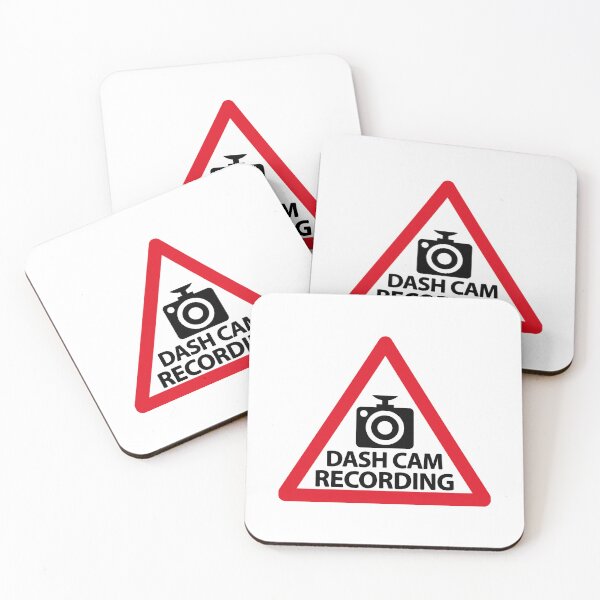 Item preview, Dash Cam Recording Warning Sign Car Window Triangle designed and sold by richter74.