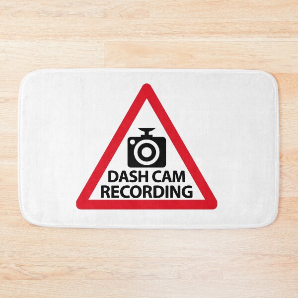 Item preview, Dash Cam Recording Warning Sign Car Window Triangle designed and sold by richter74.