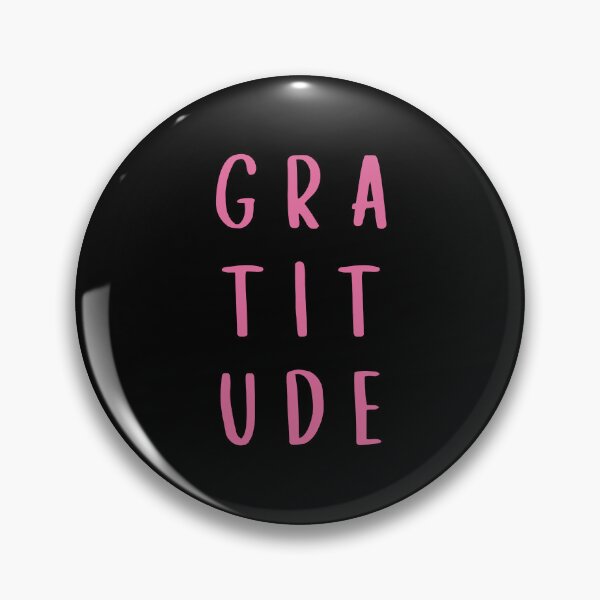 Item preview, Gratitude All Over Text Pink designed and sold by NinniSilver.