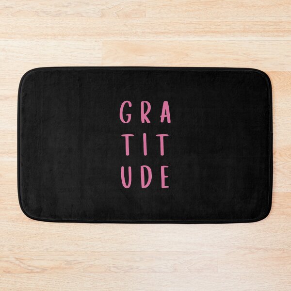 Item preview, Gratitude All Over Text Pink designed and sold by NinniSilver.