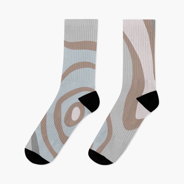 Item preview, Colorful Liquid Swirl Abstract Maximalist Pattern Retro Aesthetic Groovy Style Gray Blue & Brown designed and sold by scorpiolane.