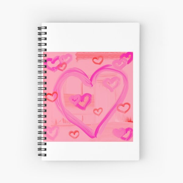 Aperçu de l'œuvre Peinture numérique coeur rose créée et vendue par AurelsPrints.