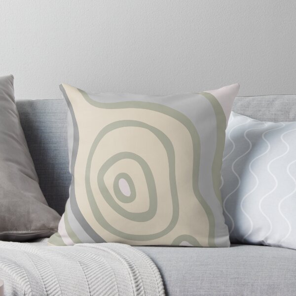 Item preview, Colorful Liquid Swirl Abstract Maximalist Pattern Retro Aesthetic Groovy Style Green & Muted Yellow designed and sold by scorpiolane.