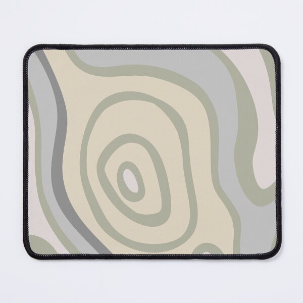 Item preview, Colorful Liquid Swirl Abstract Maximalist Pattern Retro Aesthetic Groovy Style Green & Muted Yellow designed and sold by scorpiolane.