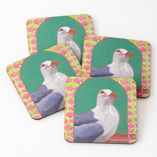 Item preview, Seagull Fish Wish designed and sold by AMOpainting.