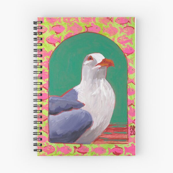 Item preview, Seagull Fish Wish designed and sold by AMOpainting.