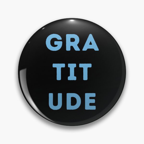 Item preview, Gratitude All Over Text Blue designed and sold by NinniSilver.