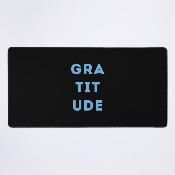 Item preview, Gratitude All Over Text Blue designed and sold by NinniSilver.