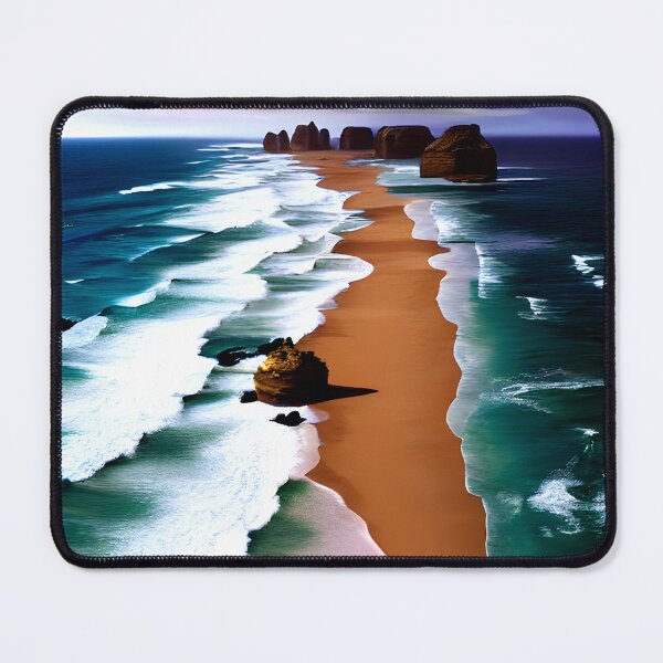Item preview, seashore, blue ocean waves, sandy beach #5 designed and sold by supeart.
