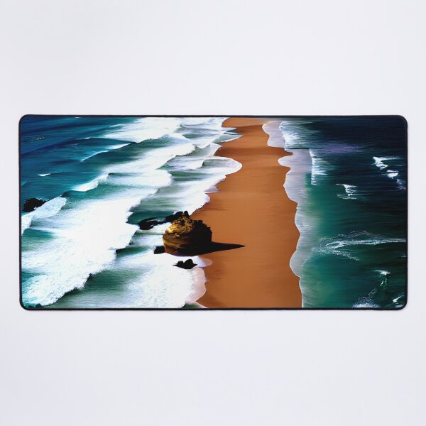 Item preview, seashore, blue ocean waves, sandy beach #5 designed and sold by supeart.