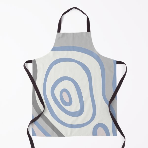 Item preview, Colorful Liquid Swirl Abstract Maximalist Pattern Retro Aesthetic Groovy Style Light & Dark Blue designed and sold by scorpiolane.
