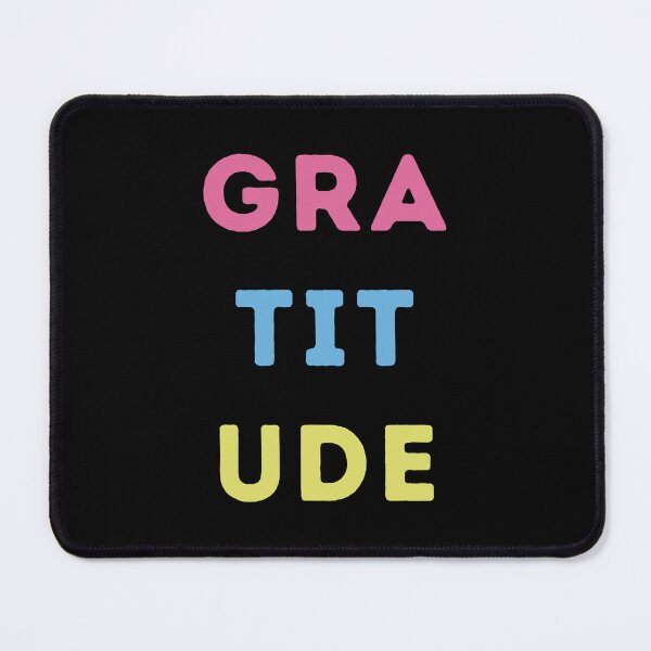 Item preview, Gratitude All Over Text designed and sold by NinniSilver.