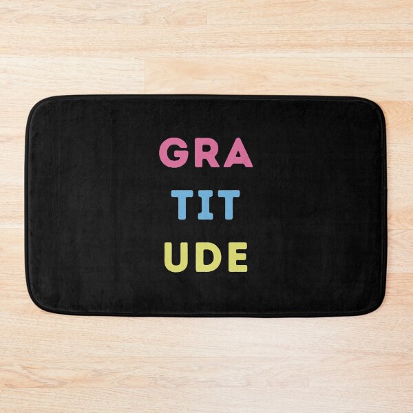 Item preview, Gratitude All Over Text designed and sold by NinniSilver.
