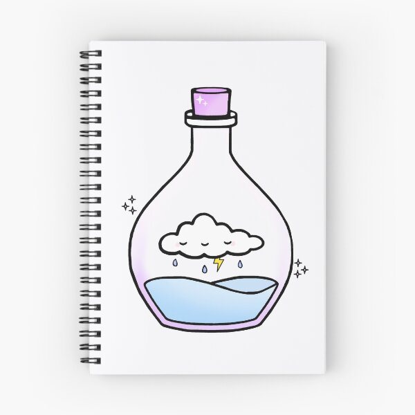Item preview, Napping Cloud Potion Bottle  designed and sold by Stacey Roman.