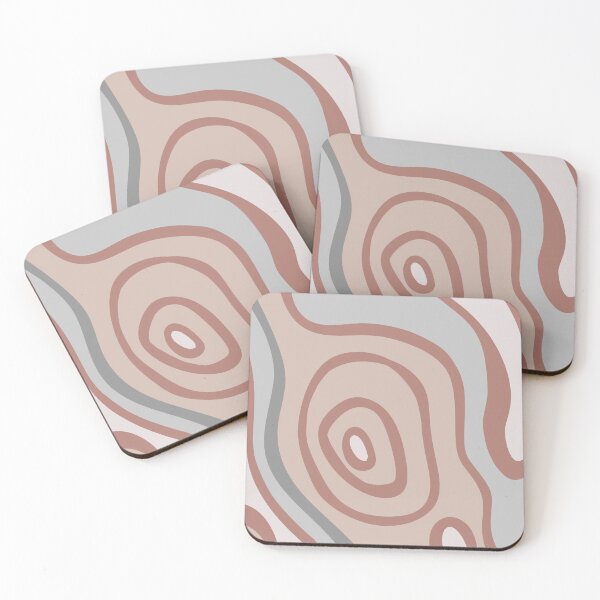 Item preview, Colorful Liquid Swirl Abstract Maximalist Pattern Retro Aesthetic Groovy Style Light & Dark Muted Orange designed and sold by scorpiolane.
