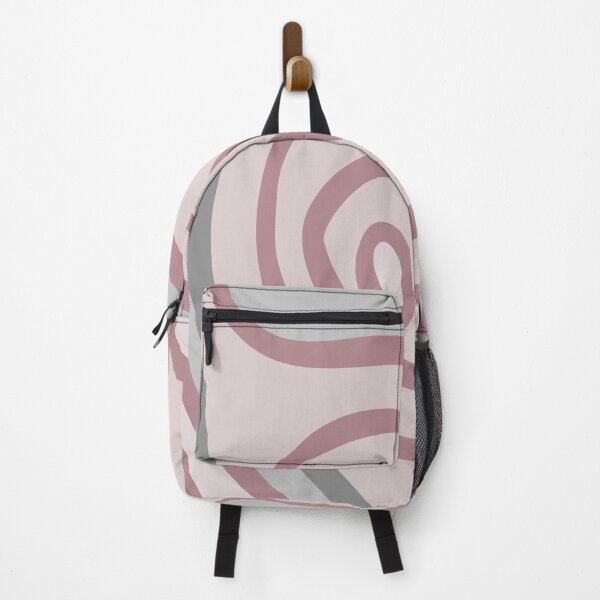 Item preview, Colorful Liquid Swirl Abstract Maximalist Pattern Retro Aesthetic Groovy Style Light & Dark Muted Pink designed and sold by scorpiolane.