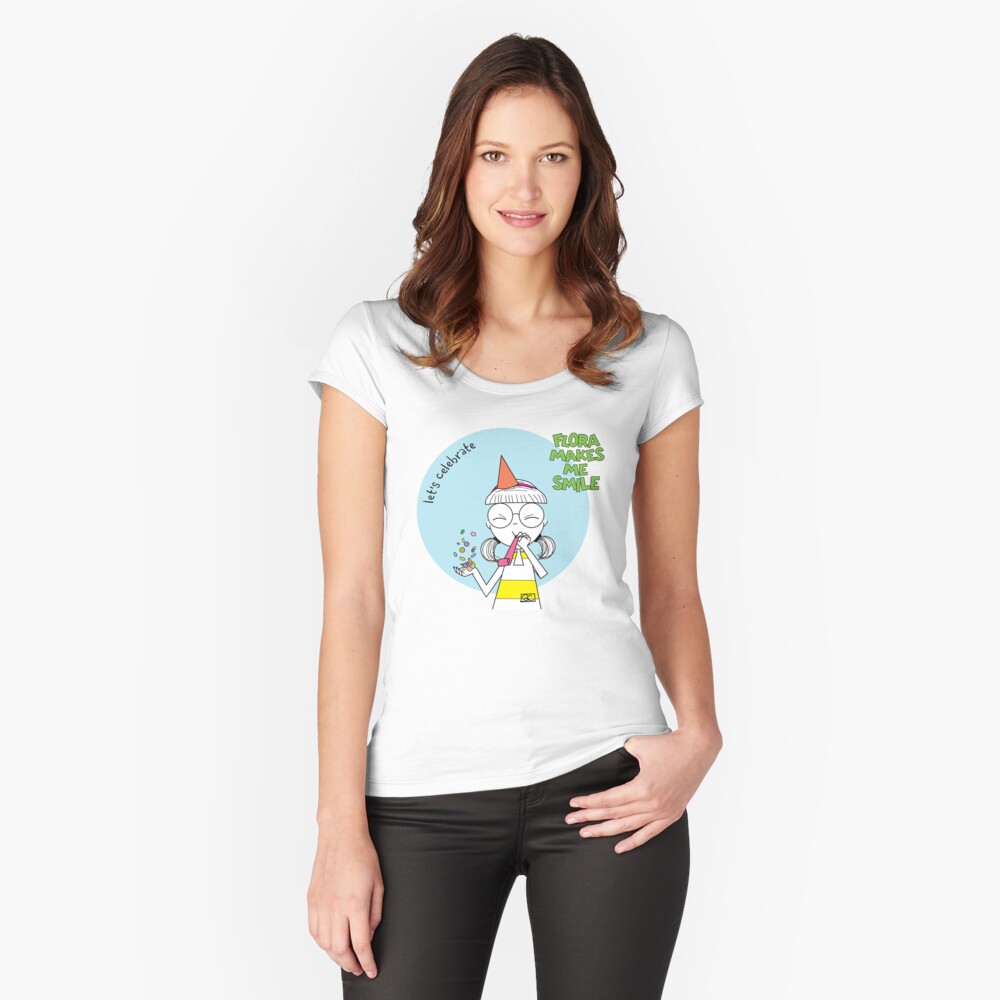 Item preview, Fitted Scoop T-Shirt designed and sold by ThePencilCircle.