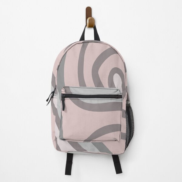 Item preview, Colorful Liquid Swirl Abstract Maximalist Pattern Retro Aesthetic Groovy Style Pink & Gray designed and sold by scorpiolane.