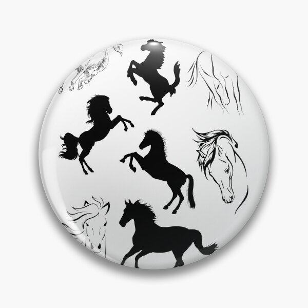 Artikelvorschau, Horses black and white entworfen und verkauft von Silva-Sol.