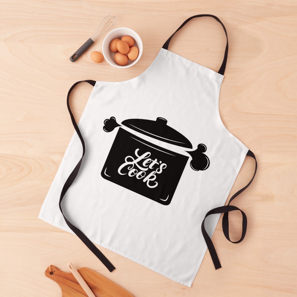 My Mom Taught Me To Cook Apron for Sale by HappyArts90