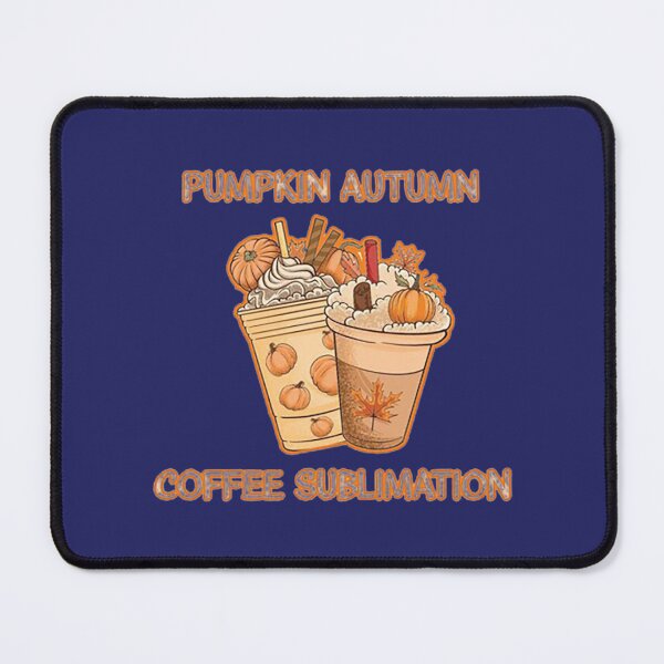 Item preview, pumpkin autumn coffee sublimation designed and sold by PadLoveRed.