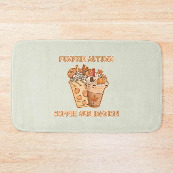 Item preview, pumpkin autumn coffee sublimation designed and sold by PadLoveRed.