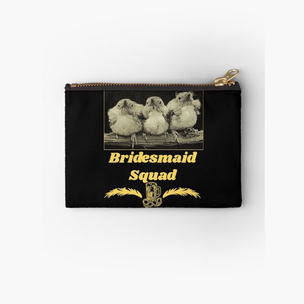 Item preview, Bridesmaid Squad - Chicks T-shirt design (also applicable on phone cases, mugs, stickers and other accessories) designed and sold by Ridiculam Toga.