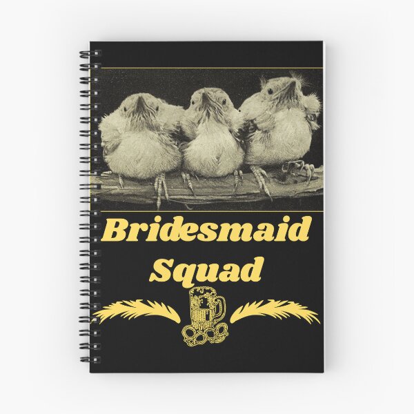 Item preview, Bridesmaid Squad - Chicks T-shirt design (also applicable on phone cases, mugs, stickers and other accessories) designed and sold by Ridiculam Toga.