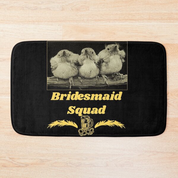 Item preview, Bridesmaid Squad - Chicks T-shirt design (also applicable on phone cases, mugs, stickers and other accessories) designed and sold by Ridiculam Toga.
