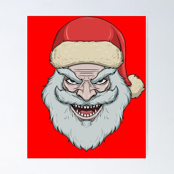 Item preview, Creepy Santa Smile Scary Christmas Santa Evil Smiling Santa Gear designed and sold by DynamicDesign.