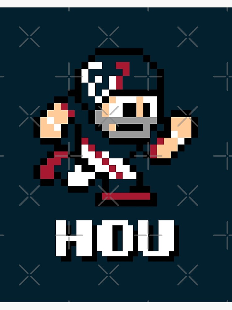 Jj Watt Houston Texans Pixel Art 80 Kids T-Shirt