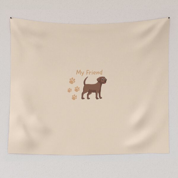Item preview, My friend chocolate Labrador Retriever. designed and sold by StandStrong786.