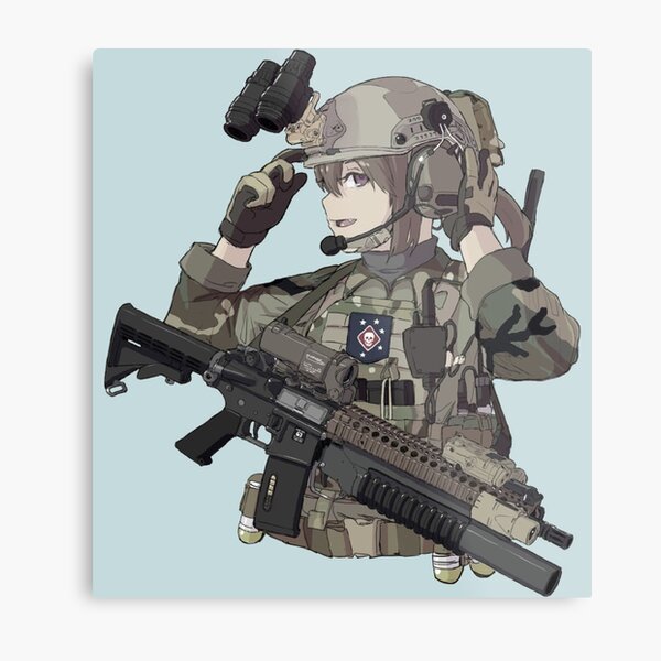Anime Girl With Gun Meme HD Png Download  Transparent Png Image  PNGitem