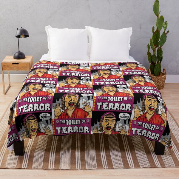 Item preview, The Toilet of Terror, Horror Comicbook Cover designed and sold by eShirtLabs.