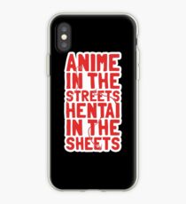 Anime in den Straßen Hentai in den Laken iPhone-Hülle & Cover