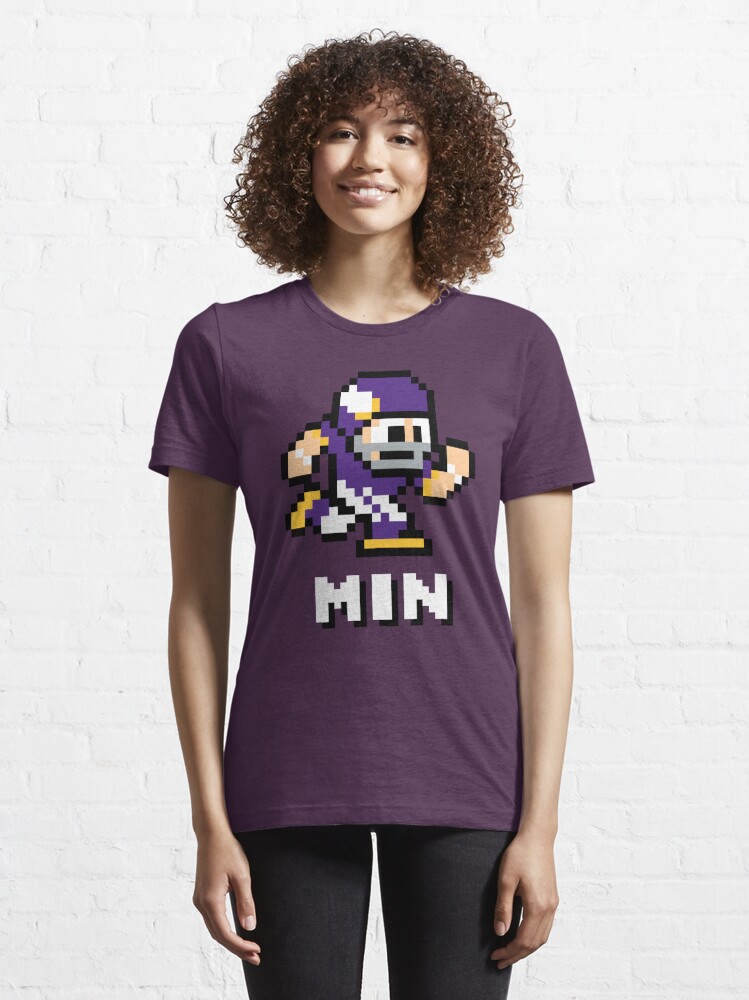 Buy Minnesota Vikings Tecmo Super Bowl Football Helmet Shirt For