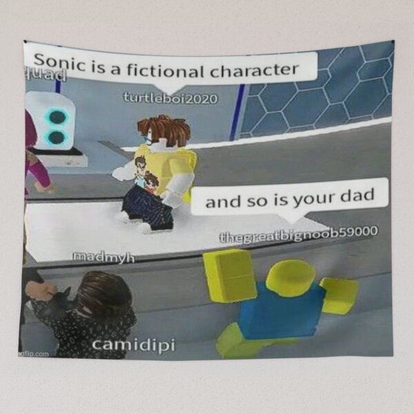 Item preview, Sonic is a fictional character and so is your dad designed and sold by EliasBNSA.