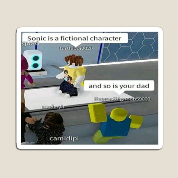 funny roblox character meme Pin for Sale by bellagiibson