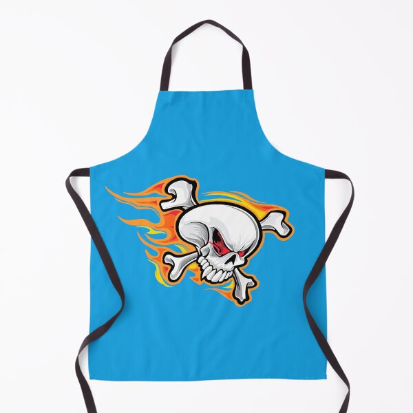 Item preview, Skull in flames designed and sold by OnlyCoolDesigns.