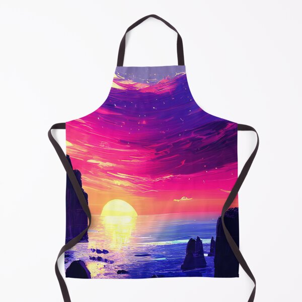 Item preview, ocean sunset waves, orange yellow vibes, vibrant color #1 designed and sold by supeart.