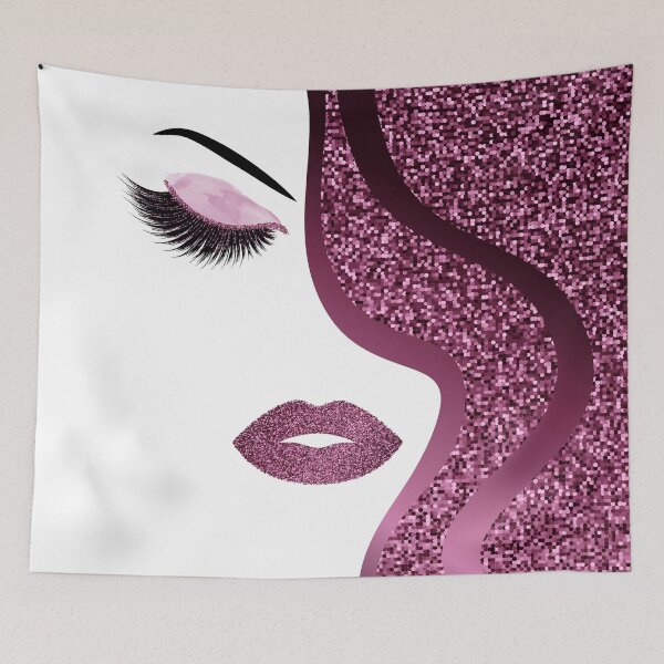 Item preview, BURGUNDY GLITTER WOMEN designed and sold by sashica.