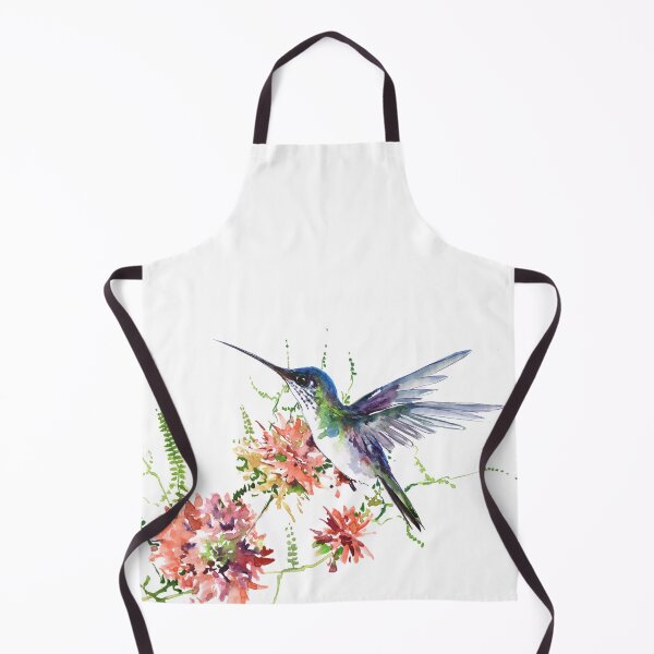 Item preview, Hummingbird and Flowers designed and sold by surenart.