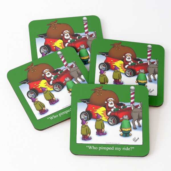Item preview, Funny Spectickles Christmas Santa’s Sleigh Cartoon Humor designed and sold by abbottoons.