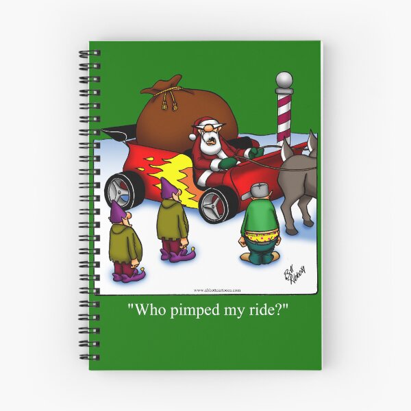 Artikelvorschau, Funny Spectickles Christmas Santa’s Sleigh Cartoon Humor entworfen und verkauft von abbottoons.